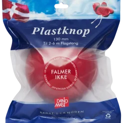DanoMast rød plast knop til 2-6 meter 135 mm