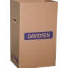 Davidsen affaldsspand i pap 370x282x628 mm