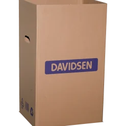 Davidsen affaldsspand i pap 370x282x628 mm