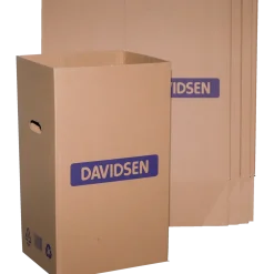Davidsen affaldsspand i pap 370x282x628 mm