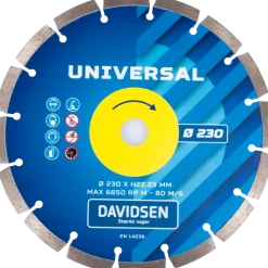 Davidsen diamantklinge universal Ø125 mm