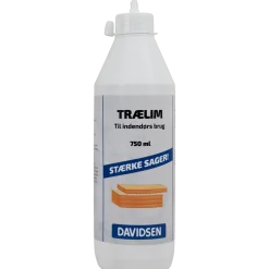 Davidsen trælim D2 tube til indendørs brug 750 ml