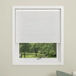 Debel plissegardin touch hvid 70x160 cm