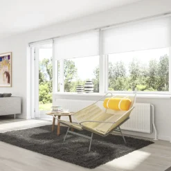 Debel plissegardin touch hvid 70x160 cm