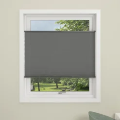 Debel plisségardin flex grå 50x130 cm