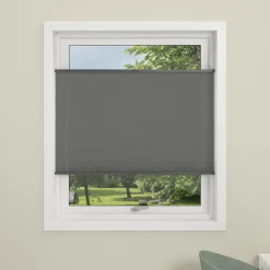 Debel plisségardin flex grå 50x130 cm