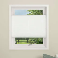 Debel plisségardin flex hvid 50x130 cm
