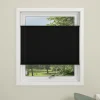 Debel plisségardin flex sort 50x130 cm
