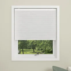 Debel plisségardin Touch, hvid 60x160 cm.