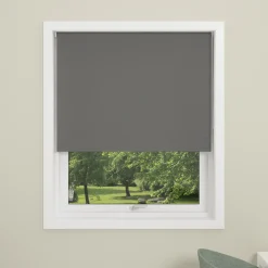 Debel rullegardin mørklægning Uni - grå 80 x 175 cm.