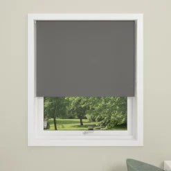 Debel rullegardin mørklægning Uni - grå 80 x 175 cm.