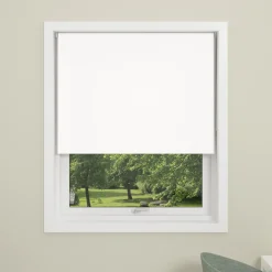Debel rullegardin uni hvid 80x175 cm