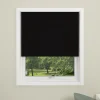 Debel rullegardin uni sort 80x175 cm