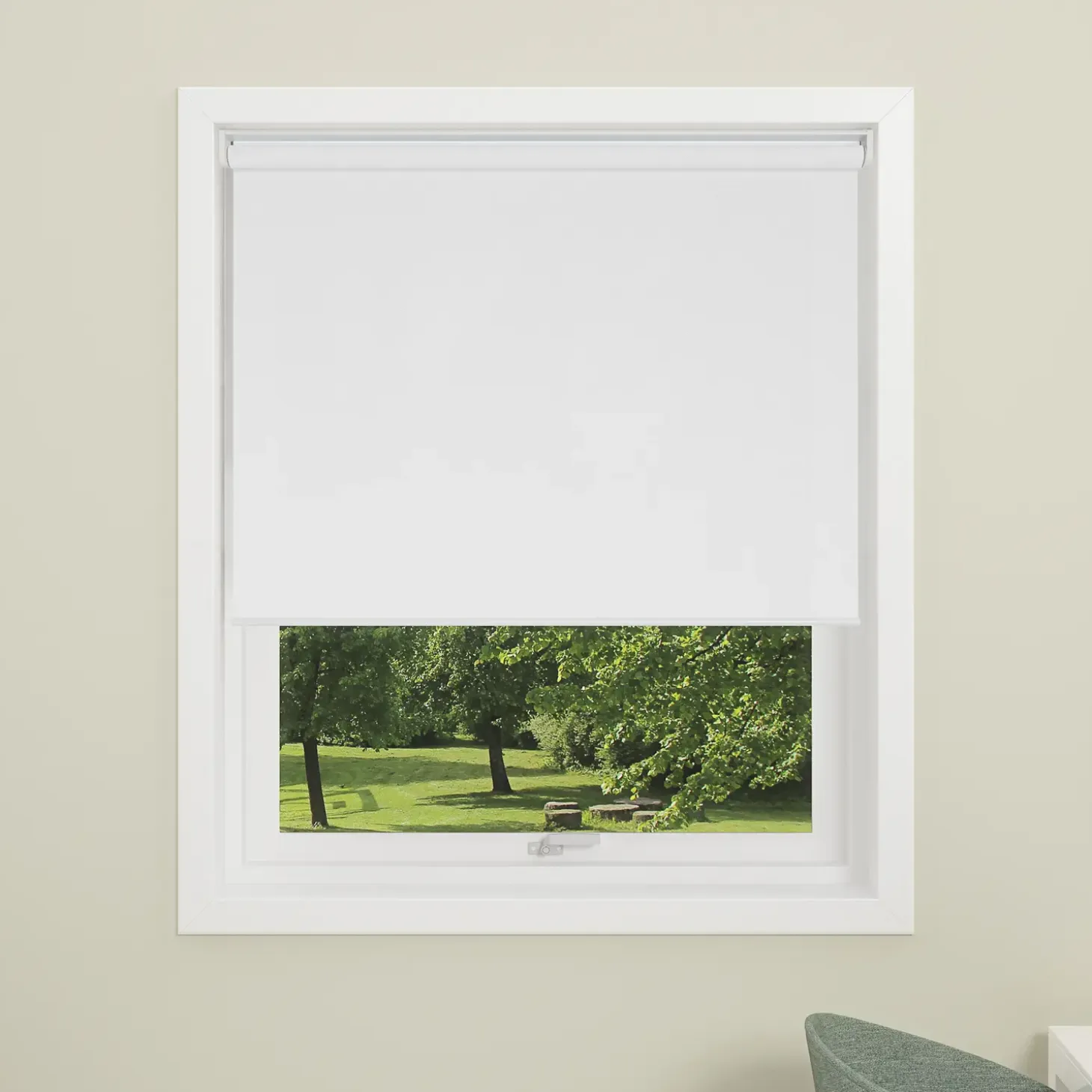 Debel touch mørklægningsgardin hvid 100x175 cm