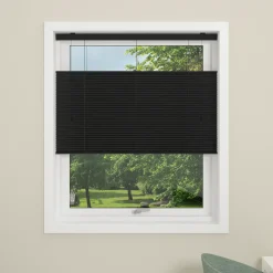 Debel touch split plissegardin sort 60x160 cm