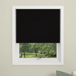 Debel uni-bo rullegardin mørklægning sort 120x210 cm