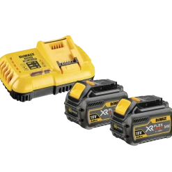 DeWALT DCB118T2 54V XR flexvolt oplader 2x6.0 Ah batterier