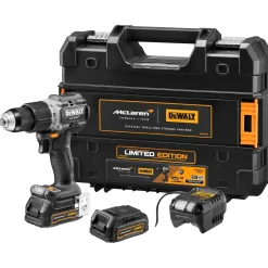 DeWALT DCD85ME2GT-QW 18V XR slagboremaskine Mclaren edition 2x1.7 Ah PS-batterier og lader