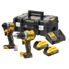 DeWALT DCK2051E2T-QW 18V sæt. boremaskine og slagskruetrækker, batteri og kuffert