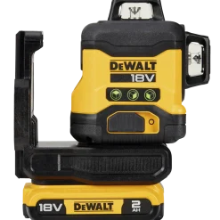 DeWALT DCLE34031D1-QW multilinjelaser grøn 18V 3x360 1x 2.0 Ah batteri og lader
