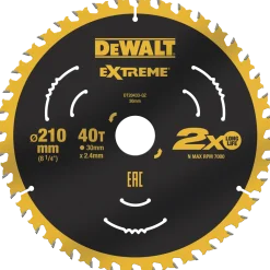 DeWALT DT20433-QZ extreme rundsavsklinge Ø210x30 mm