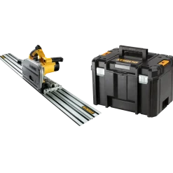 DeWALT DWS520KTR 55 mm dyksav med 2 styreskinner
