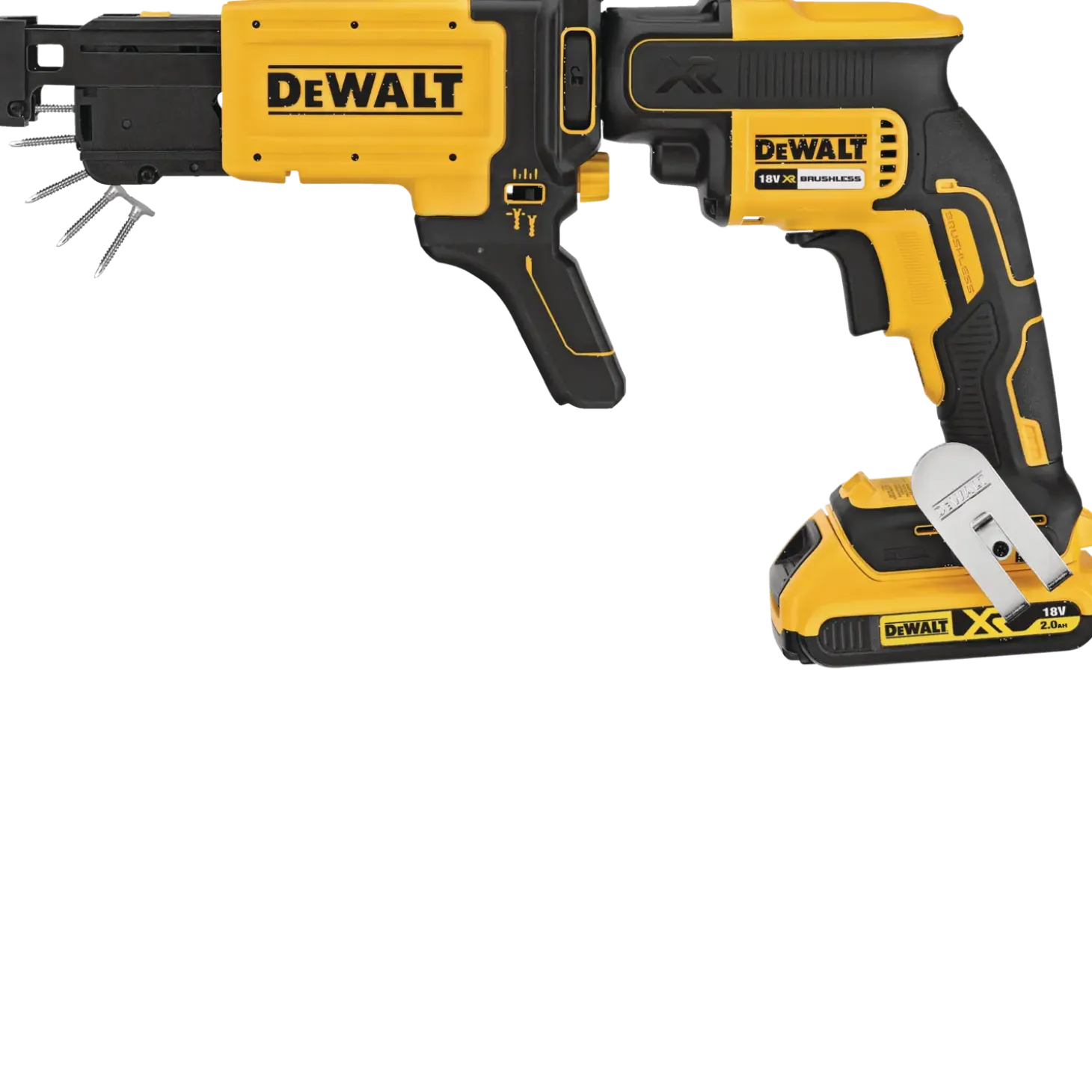 Dewalt gipsskruemaskine magasin