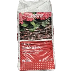 Dækbark 2400 liter, palle med 48 sække á 50 liter