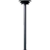 DL20 udendørs havelampe mat sort, Ø20 cm
