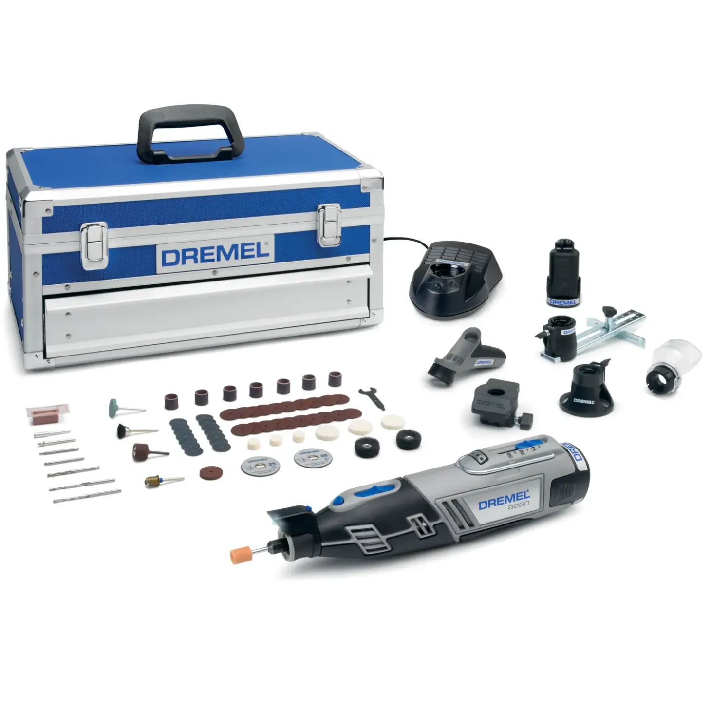 Dremel® akku-multiværktøj 8220JK 12V Li-ion 65 dele