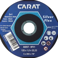 Dåse M/10 Stk. silver flex til jern og rustfrit stål 1x125 mm