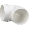 Duka bøjning 90°  Ø100 mm hvid