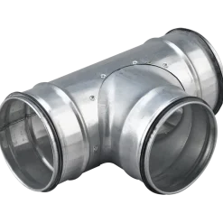Duka metal t-stykke DTCPU Ø100 mm