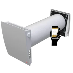 Duka One S6 Plus Wifi ventilation m/varmegenvinding Ø160 mm