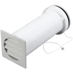 Duka teleskopventil type 400 grå Ø105 mm