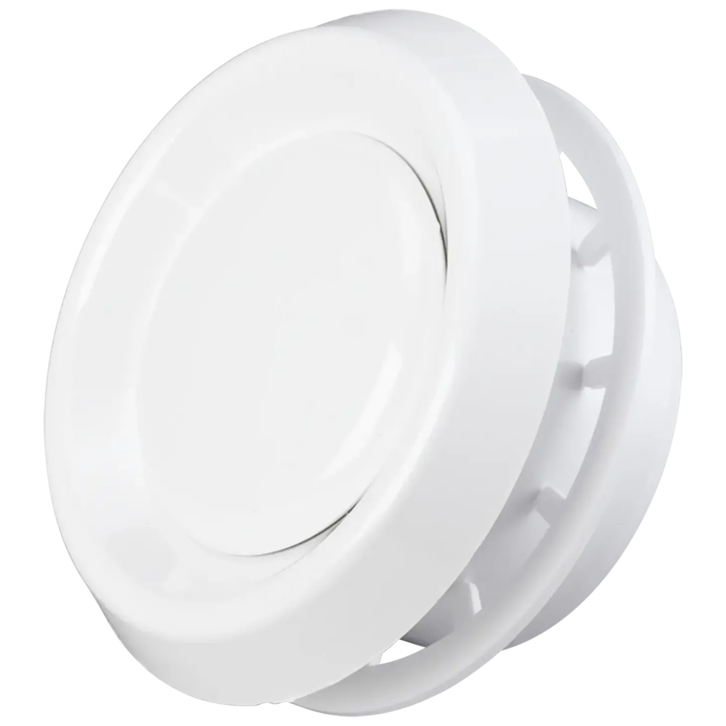 Duka ud- og indblæsningsventil type 125 VRF Ø125 mm hvid