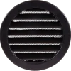 Duka udvendig rist dusav Ø100 mm sort