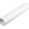 Duka ventilationsrør Ø100 x 1000 mm glatte ender - hvid