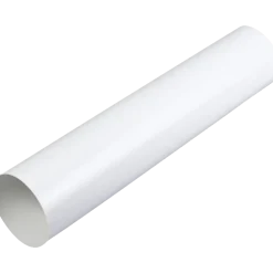 Duka ventilationsrør Ø100 x 1000 mm glatte ender - hvid