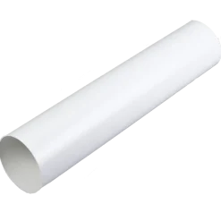 Duka ventilationsrør Ø125x500 mm hvid