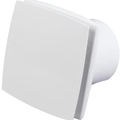 Duka ventilator EL 700Q TH fugt og tidsstyret - hvid - Ø100 mm