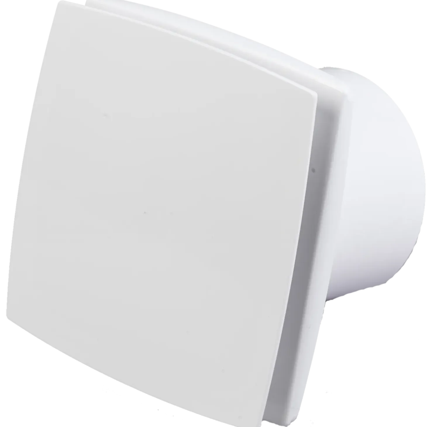 Duka ventilator EL 700Q TH fugt og tidsstyret - hvid - Ø100 mm