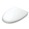 Duraform Cera tolietsæde med soft close, hvid