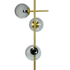 Dyberg Larsen Como gulvlampe smoke/messing