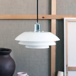 Dyberg Larsen DL31 pendel Ø31 cm E27 opal glas