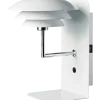 Dyberg Larsen DL20 væglampe H 28 cm  m/hylde og USB stik hvid