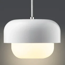 Dyberg Larsen Haipot pendel hvid Ø23 cm E27