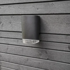Dyberg Larsen Ribe udendørs væglampe up/down sort