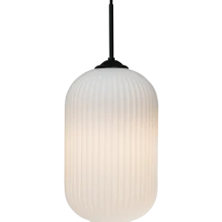 Dyberg Larsen riflet pendel Ø14 cm E27 opal