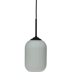 Dyberg Larsen riflet pendel Ø14 cm E27 opal